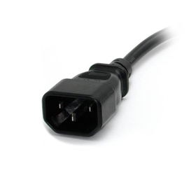 StarTech.com PAC100 cable de transmisión Negro 0,3 m C14 acoplador NEMA 5-15R