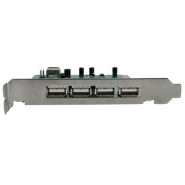 StarTech.com Adaptador Tarjeta PCI USB 2.0 de Alta Velocidad 7 Puertos - 4 Externos y 3 Internos