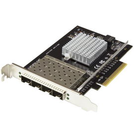 StarTech.com PEX10GSFP4I adaptador y tarjeta de red Interno Fibra 20000 Mbit/s