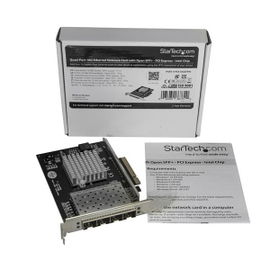 StarTech.com PEX10GSFP4I adaptador y tarjeta de red Interno Fibra 20000 Mbit/s