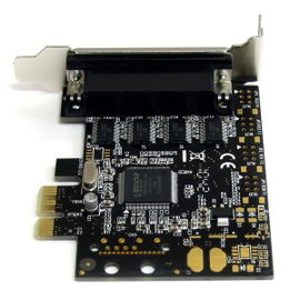 StarTech.com Tarjeta Adaptadora PCI Express PCIe de 4 Puertos Serie con Cable Multiconector RS232 Serial