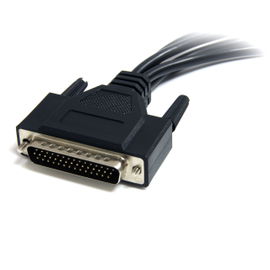 StarTech.com Tarjeta Adaptadora PCI Express PCIe de 4 Puertos Serie con Cable Multiconector RS232 Serial