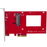 StarTech.com PEX4SFF8639 tarjeta y adaptador de interfaz Interno U.2