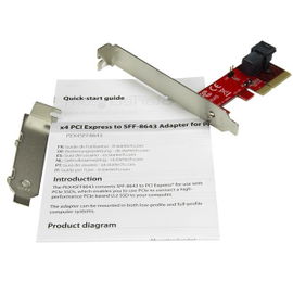 StarTech.com Tarjeta Adaptador PCI Express x4 a SFF-8643 para SSD U.2 NVMe PCIe