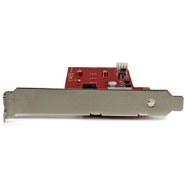 StarTech.com Tarjeta PCI Express Controladora de 2x SSD NGFF M.2 y 2x Puertos SATA III