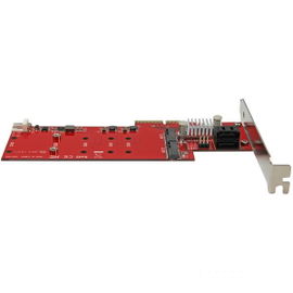 StarTech.com Tarjeta PCI Express Controladora de 2x SSD NGFF M.2 y 2x Puertos SATA III