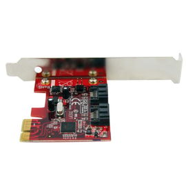 StarTech.com Tarjeta Adaptadora Controladora PCI Express PCIe 2 Puertos SATA Internos - SATA III