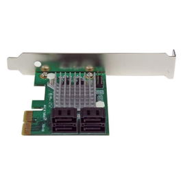 StarTech.com Tarjeta Adaptadora Controladora PCI Express PCI-E SATA 3 III 6Gbps RAID 4 Puertos con HyperDuo StarTech.com Tarjeta Adaptadora Controladora PCI Express PCI-E SATA 3 III 6Gbps RAID 4 Puertos con HyperDuo