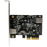 StarTech.com Tarjeta PCI Express de 2 Puertos USB 3.1 Gen 2 USB-A 1x Externo y 1x Interno
