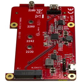 StarTech.com Conversor Adaptador USB a M.2 NGFF SATA SSD para Placas de Desarrollo y Raspberry Pi - con Accesorios