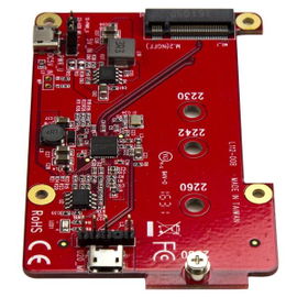 StarTech.com Conversor Adaptador USB a M.2 NGFF SATA SSD para Placas de Desarrollo y Raspberry Pi - con Accesorios