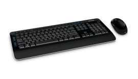 Microsoft Wireless Desktop 3050 teclado RF inalámbrico QWERTY Inglés de EE. UU. Negro