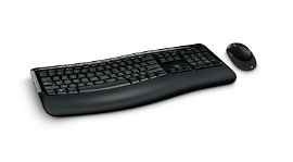 Microsoft Wireless Comfort Desktop 5050 teclado RF inalámbrico Negro