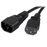 StarTech.com Cable 14 AWG Extensor de Extensión Estándar de 90cm de Alimentación de Ordenador C14 a C13