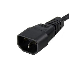 StarTech.com Cable 14 AWG Extensor de Extensión Estándar de 90cm de Alimentación de Ordenador C14 a C13