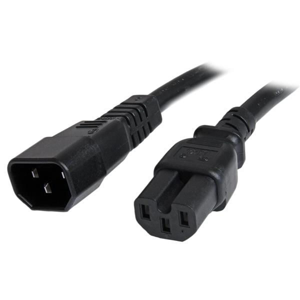 StarTech.com PXTC14C156 cable de transmisión Negro 1,8 m C14 acoplador C15 acoplador StarTech.com PXTC14C156 cable de transmisión Negro 1,8 m C14 acoplador C15 acoplador