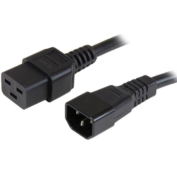 StarTech.com Cable de 91cm C14 a C19 de servicio pesado de 2,5mm2 para alimentación de ordenadores
