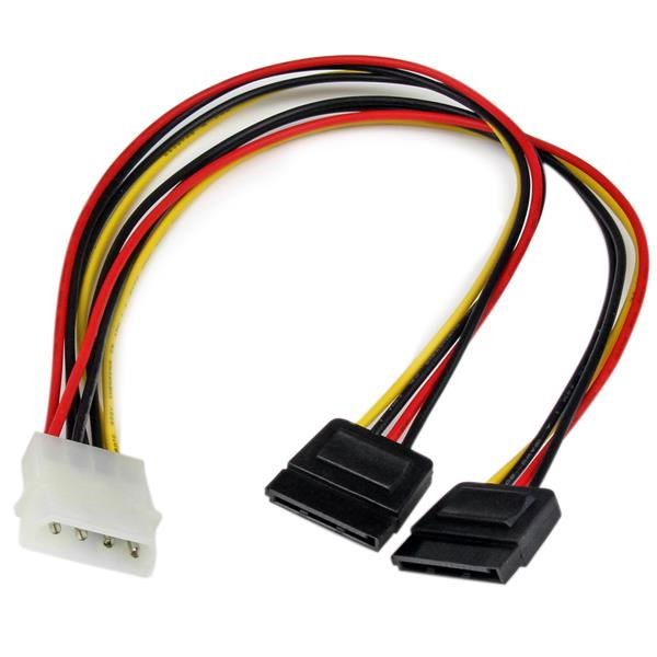 StarTech.com Adaptador Cable Divisor Molex 4 Pines a SATA - 2x Hembra SATA y 1x Macho LP4 StarTech.com Adaptador Cable Divisor Molex 4 Pines a SATA - 2x Hembra SATA y 1x Macho LP4