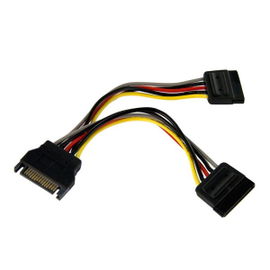 StarTech.com Cable Adaptador Bifurcador Divisor Splitter de Alimentación SATA de 0,15m - 2x Hembra StarTech.com Cable Adaptador Bifurcador Divisor Splitter de Alimentación SATA de 0,15m - 2x Hembra