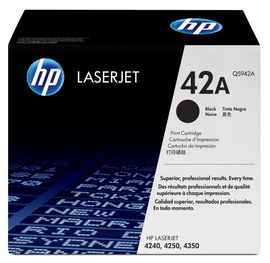 HP 42A cartucho de tóner 1 pieza(s) Original Negro
