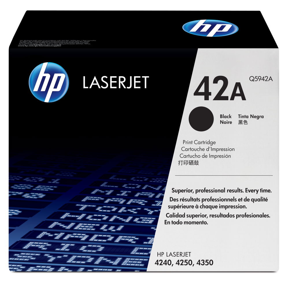 HP 42A cartucho de tóner 1 pieza(s) Original Negro HP 42A cartucho de tóner 1 pieza(s) Original Negro
