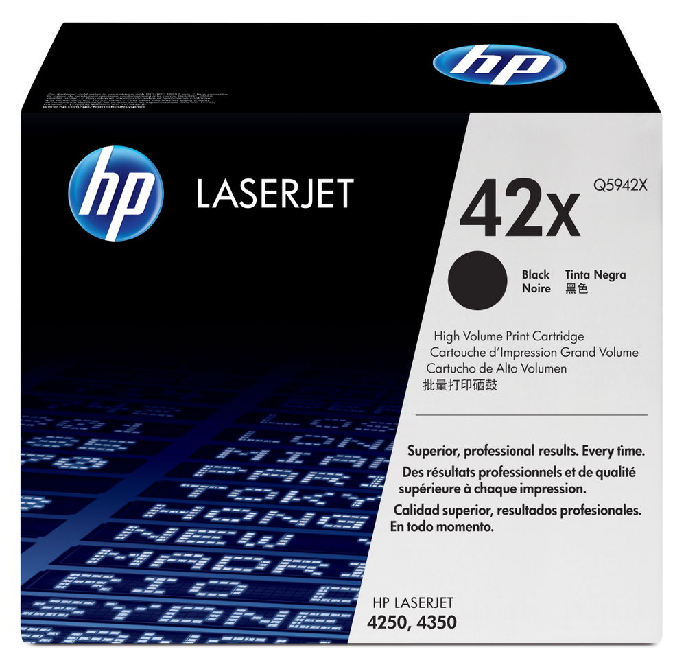 HP 42X Black LaserJet Toner Cartridge HP 42X Black LaserJet Toner Cartridge