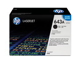HP 643A cartucho de tóner 1 pieza(s) Original Negro HP 643A cartucho de tóner 1 pieza(s) Original Negro