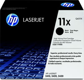 HP 11X cartucho de tóner 1 pieza(s) Original Negro HP 11X cartucho de tóner 1 pieza(s) Original Negro