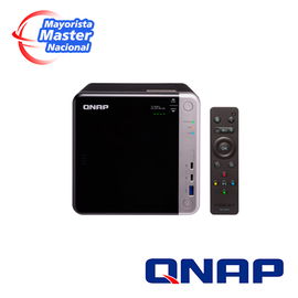 QNAP SMB STORAGE TS-453BT3-8G-US 4-BAY THUNDERBOLT™ 3 NAS. INTEL CELERON APOLLO LAKE J3455 QUAD-CORE CPU, 8GB RAM, SATA 6GB/S, 2 X THUNDERBOLT 3 PORTS (USB TYPE-C), 2 X 1GBE, 1 X 10GBE, 2 X M.2 2280 SATA SSD SLOTS