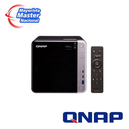 QNAP SMB STORAGE TS-453BT3-8G-US 4-BAY THUNDERBOLT™ 3 NAS. INTEL CELERON APOLLO LAKE J3455 QUAD-CORE CPU, 8GB RAM, SATA 6GB/S, 2 X THUNDERBOLT 3 PORTS (USB TYPE-C), 2 X 1GBE, 1 X 10GBE, 2 X M.2 2280 SATA SSD SLOTS QNAP SMB STORAGE TS-453BT3-8G-US 4-BAY THUNDERBOLT™ 3 NAS. INTEL CELERON APOLLO LAKE J3455 QUAD-CORE CPU, 8GB RAM, SATA 6GB/S, 2 X THUNDERBOLT 3 PORTS (USB TYPE-C), 2 X 1GBE, 1 X 10GBE, 2 X M.2 2280 SATA SSD SLOTS
