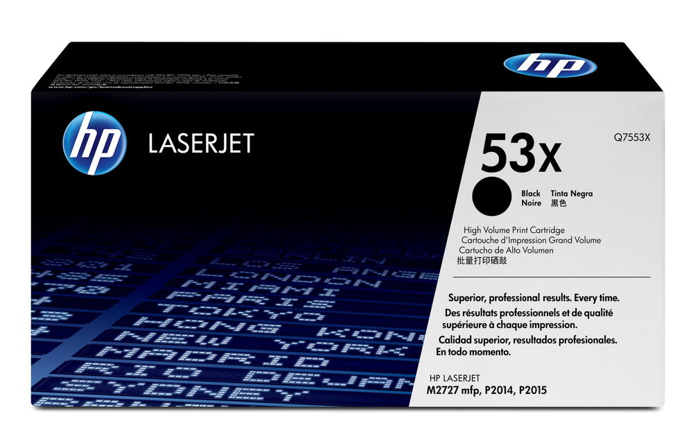 HP 53X Black LaserJet Toner Cartridge HP 53X Black LaserJet Toner Cartridge