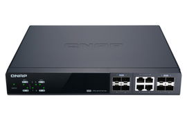 QNAP QSW-M804-4C switch Gestionado 10G Ethernet (100/1000/10000) Negro QNAP QSW-M804-4C switch Gestionado 10G Ethernet (100/1000/10000) Negro