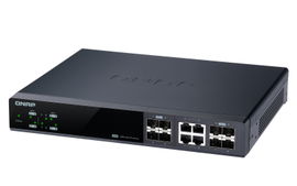 QNAP QSW-M804-4C switch Gestionado 10G Ethernet (100/1000/10000) Negro QNAP QSW-M804-4C switch Gestionado 10G Ethernet (100/1000/10000) Negro