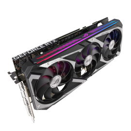 ASUS ROG-STRIX-RTX3060-O12G-V2-GAMING - OC Edition - tarjeta gráfica - GF RTX 3060 - 12 GB GDDR6 - PCIe 4.0 - 2 x HDMI, 3 x DisplayPort