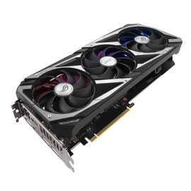 ASUS ROG-STRIX-RTX3060-O12G-V2-GAMING - OC Edition - tarjeta gráfica - GF RTX 3060 - 12 GB GDDR6 - PCIe 4.0 - 2 x HDMI, 3 x DisplayPort