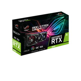 ASUS ROG-STRIX-RTX3060-O12G-V2-GAMING - OC Edition - tarjeta gráfica - GF RTX 3060 - 12 GB GDDR6 - PCIe 4.0 - 2 x HDMI, 3 x DisplayPort