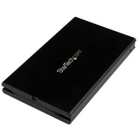 StarTech.com Caja USB 3.1 (10Gbps) con Cable USB-C Integrado para Unidades SATA de DD/SSD de 2,5
