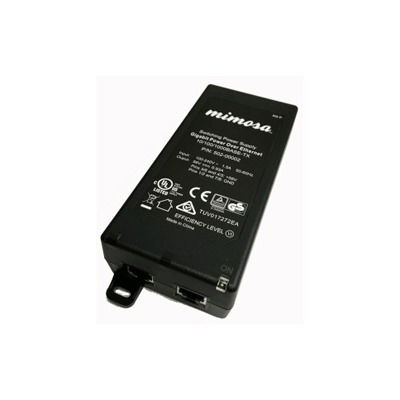 Inyector PoE Pasivo Gigabit 50 Vcd para radios A5-14, A5c, B5c, B5, B11, B24, C5c, C5x Mimosa