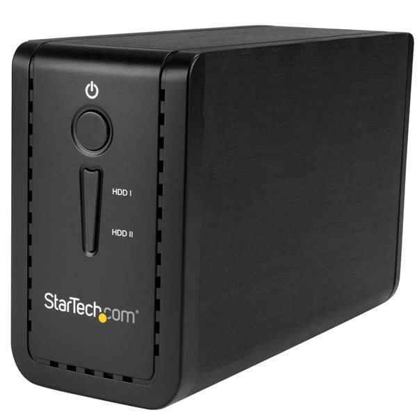 StarTech.com Caja USB 3.1 con 2 Bahías SATA de 3,5 Pulgadas - RAID con Puerto USB-C y USB-A - Caja USB Tipo C StarTech.com Caja USB 3.1 con 2 Bahías SATA de 3,5 Pulgadas - RAID con Puerto USB-C y USB-A - Caja USB Tipo C