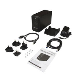StarTech.com Caja USB 3.1 con 2 Bahías SATA de 3,5 Pulgadas - RAID con Puerto USB-C y USB-A - Caja USB Tipo C StarTech.com Caja USB 3.1 con 2 Bahías SATA de 3,5 Pulgadas - RAID con Puerto USB-C y USB-A - Caja USB Tipo C