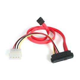 StarTech.com Adaptador Cable de 45cm Divisor SAS 29 Pines a Molex Macho LP4 y SATA - SFF-8482 StarTech.com Adaptador Cable de 45cm Divisor SAS 29 Pines a Molex Macho LP4 y SATA - SFF-8482
