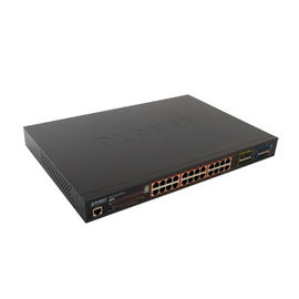 Switch administrable L2+ Stack de 24 puertos PoE+ 802.3at + 2 Puertos 10G SFP /440W Switch administrable L2+ Stack de 24 puertos PoE+ 802.3at + 2 Puertos 10G SFP /440W
