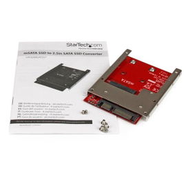 StarTech.com Adaptador Conversor de SSD mSATA a SATA de 2,5 Pulgadas - Convertidor