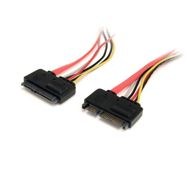 StarTech.com Cable de Extensión SATA de 22 Pines - Serial ATA Macho - SATA Hembra - 0,3m StarTech.com Cable de Extensión SATA de 22 Pines - Serial ATA Macho - SATA Hembra - 0,3m