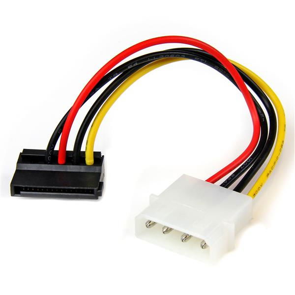 StarTech.com Adaptador Cable 15cm Alimentación SATA Ángulo a la Izquierda 15 Pines a 4 Pines LP4 StarTech.com Adaptador Cable 15cm Alimentación SATA Ángulo a la Izquierda 15 Pines a 4 Pines LP4