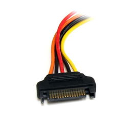 StarTech.com Cable de 30cm de Extensión de Alimentación Corriente SATA - 15 pines
