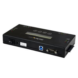 StarTech.com Borrador de Disco Duro para Unidades de Disco SATA de 2,5 o 3,5 Pulgadas - de 4 Bahías - Independiente