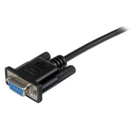 StarTech.com Cable de 2m Nulo de Módem Serie RS232 DB9 - Hembra a Hembra - Color Negro StarTech.com Cable de 2m Nulo de Módem Serie RS232 DB9 - Hembra a Hembra - Color Negro