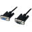 StarTech.com Cable 2m Módem Nulo Null Serie Serial DB9 Hembra a Macho - Negro