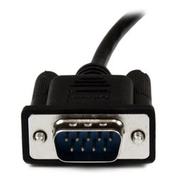 StarTech.com Cable 2m Módem Nulo Null Serie Serial DB9 Hembra a Macho - Negro